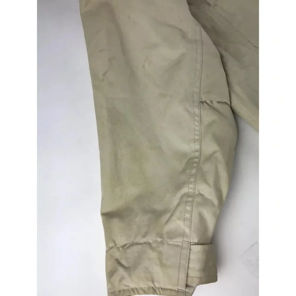 J.Crew Mens Beige 100% Cotton Long Sleeve Pockets Field Mechanic Jacket Size‎ S